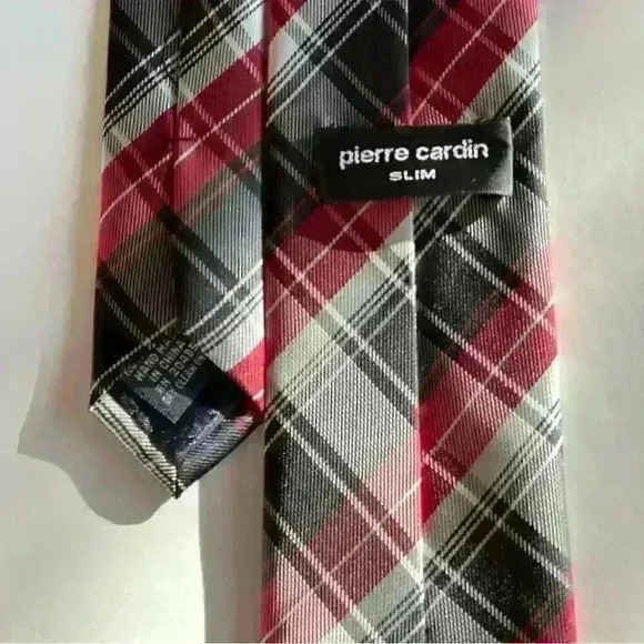 Pierre Cardin tie red/black - Picture 4 of 4